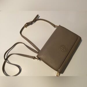 Tory Burch Taupe Crossbody Bag